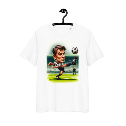 Football Player Caricature on Custom Made Caricature T-Shirt